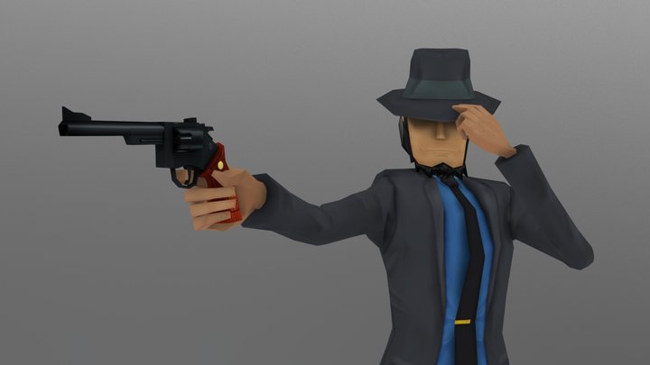 Zigen　Daisuke 3D Model