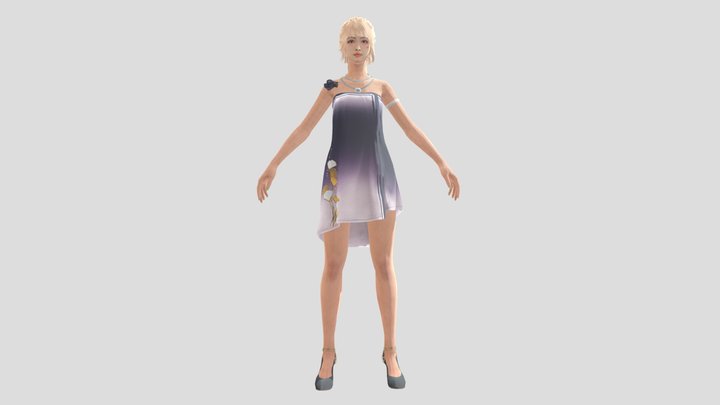 Beautiful Girls in Free Fire Game 🔥 3D Model