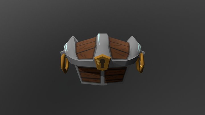 LowPoly Chest 3D Model