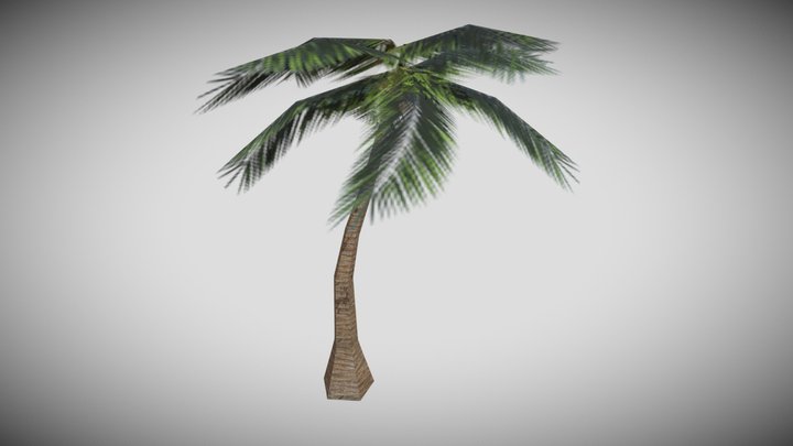 palmera low poly 3D Model