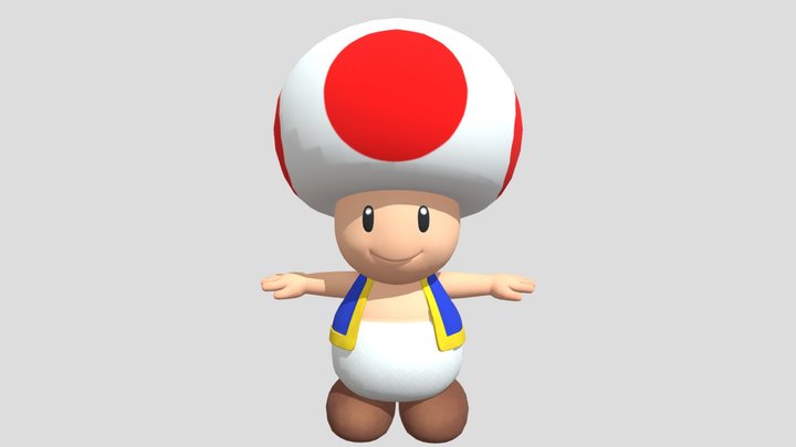 Nintendo Switch - Toads 3D Model