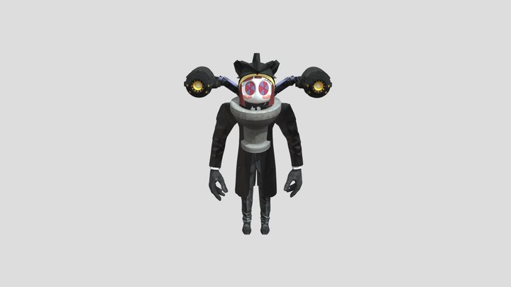 Mutant Pomni - fully rigged 3D Model