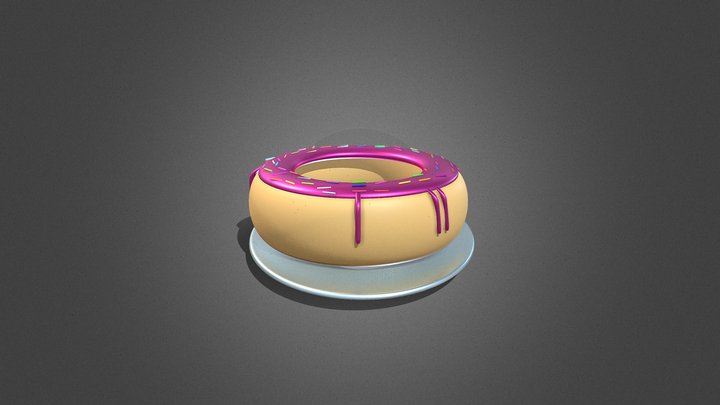 Rosquinha 3d- blender