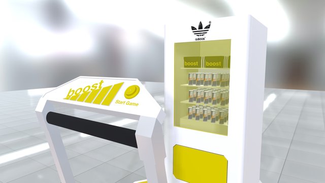 Adidas - Indoor Vending Machine 3D Model