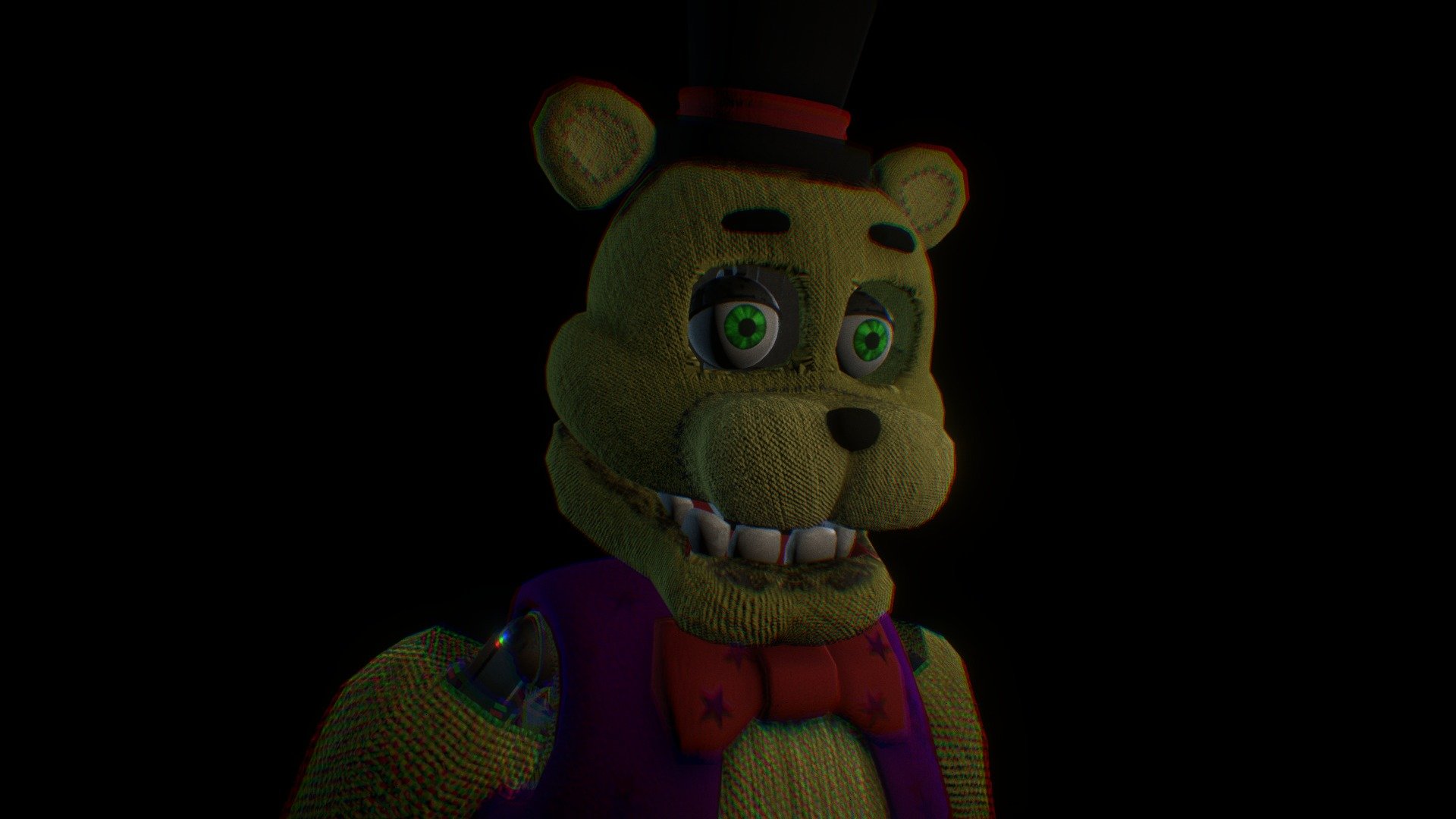 Fredbear stylized - 3D model by Opmgr [70cf4a9] - Sketchfab