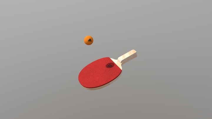 Ping-pong animation 3D Model