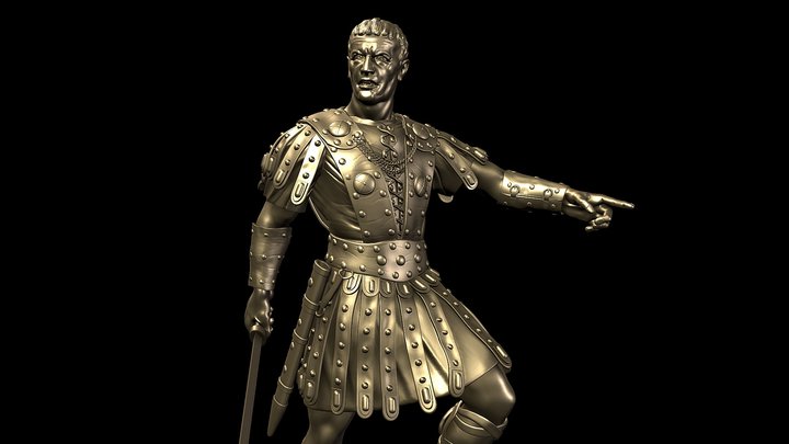 Roman General - 3d printable 3D Model