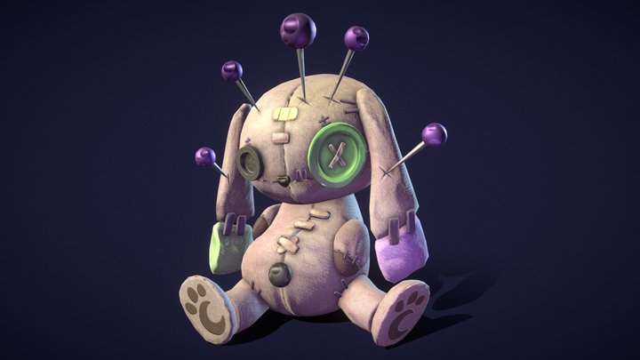 Stylised Asset - Voodoo Doll 3D Model