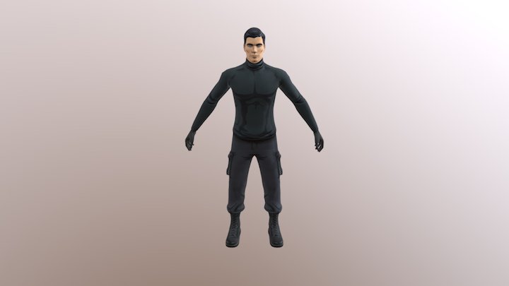 Archer Turtleneck 3D Model