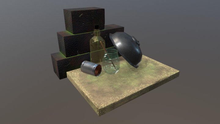 Small Refuse Study 3D Model