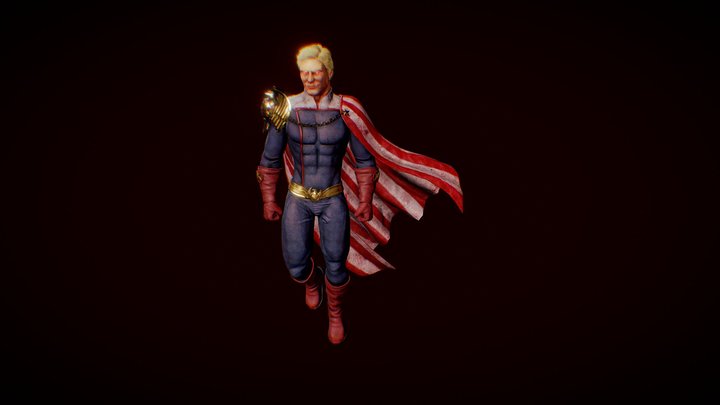 Homelander 3D Model