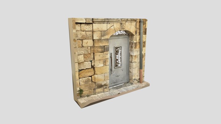 Synagogue Babel Door 3D Model