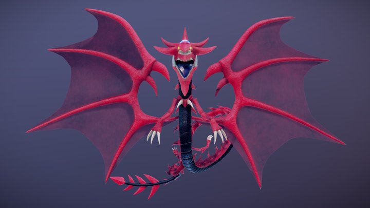 Yu-Gi-Oh! - Slifer the Sky Dragon 3D Model