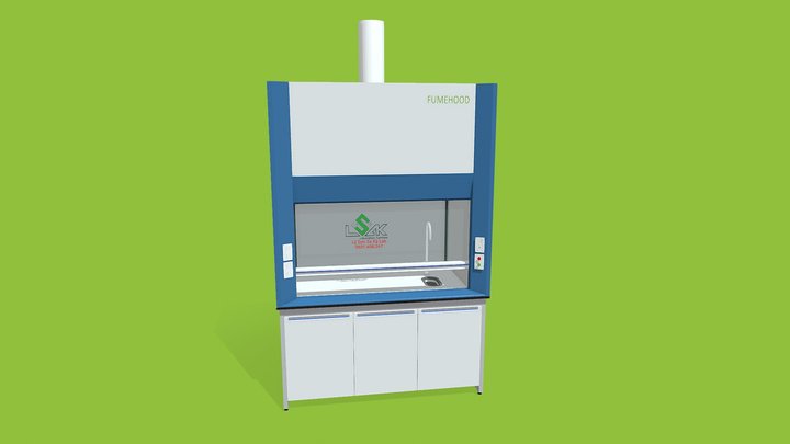 Tủ hút khí độc - LSSK - Fume Hood 3D Model