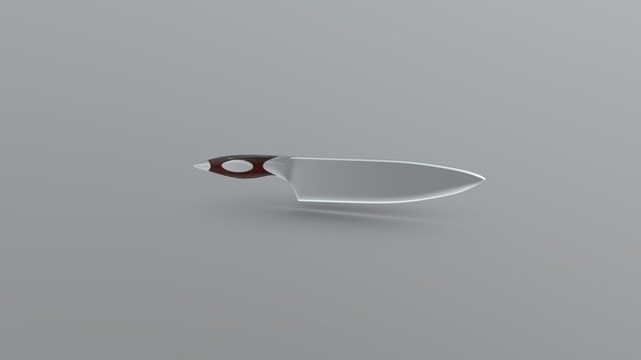 Rhineland Knife 01 3D Model
