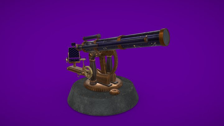 Telescopio Mágico 3D Model