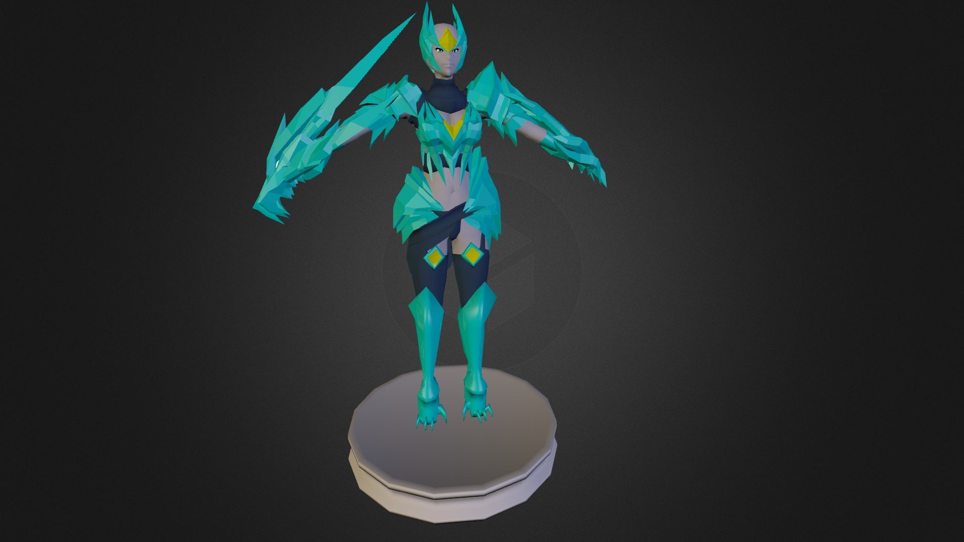 Ice Drake Shyvan - 3D model by killa2471 [70d9802] - Sketchfab