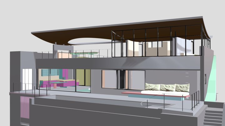 L HOUSE 3D Model