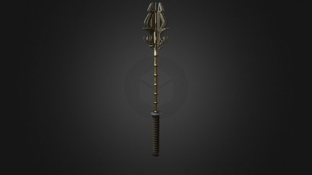 Flanged Mace 3D Model