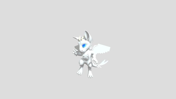 Toast-dutch-angel-dragon-vrchat-avatar-free 3D Model