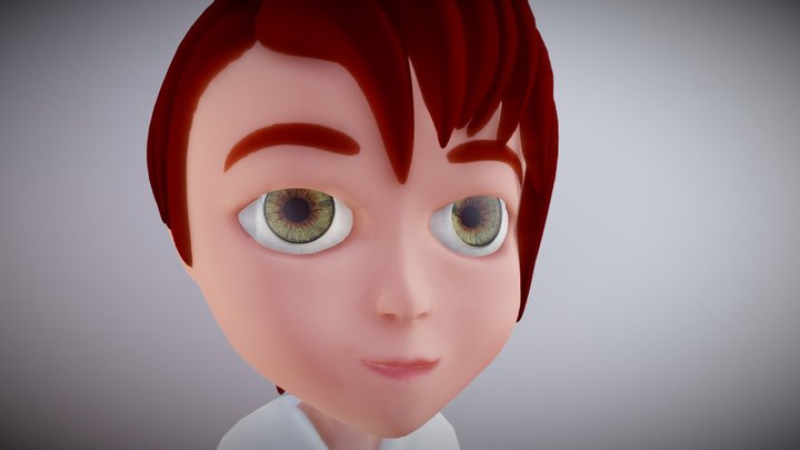 Cartoon Boy 3D Model