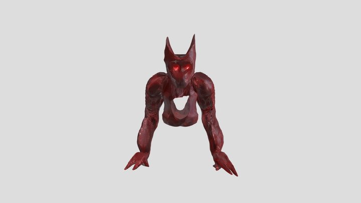 Meatman cancelled with texture (NO EYES) 3D Model