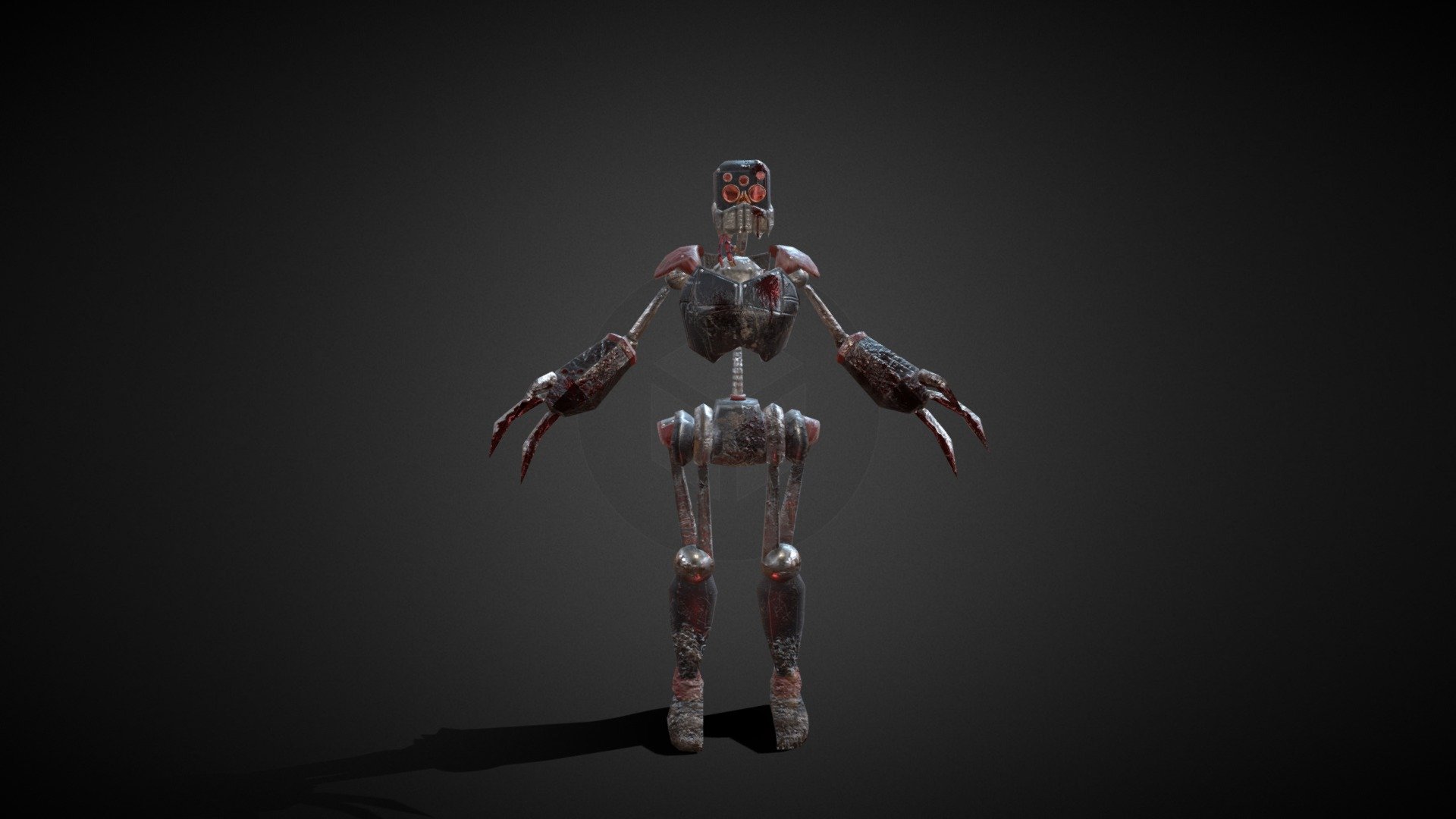 Killer Robot without animation - 3D model by irmakcavun (@irmakcav ...