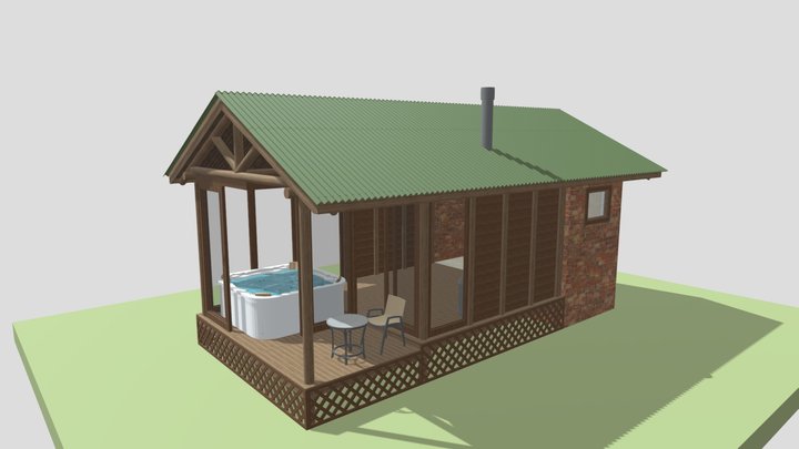 CABANA ADEMIR - HIDRO SKTFAB 3D Model