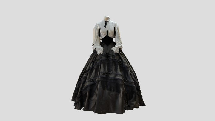 Sisi-Kleid 3D Model