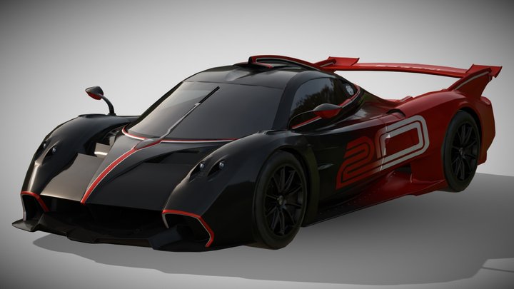 2025 Pagani Huayra R 20th Asphalt Anniversary – Modèle 3D gratuit STL