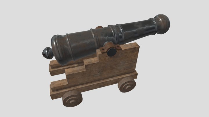 cannon 3D Model