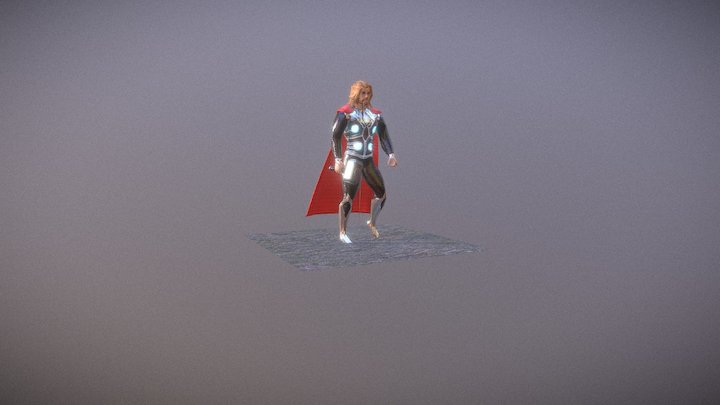 Thor (Low Poly) 3D Model