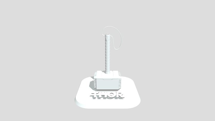 Thor´s hammer Mjolnir 3D Model