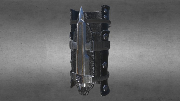 Assassin's Creed - Hidden Blade - Final Render 3D Model