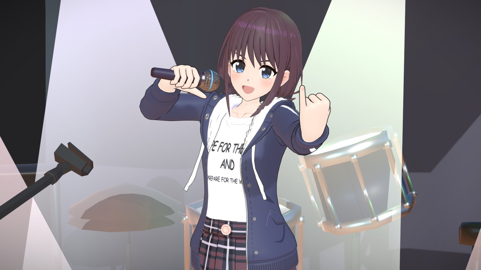 Nina Iseri (GIRS BAND CRY) - 3D model by tarako_ko [70e044b] - Sketchfab