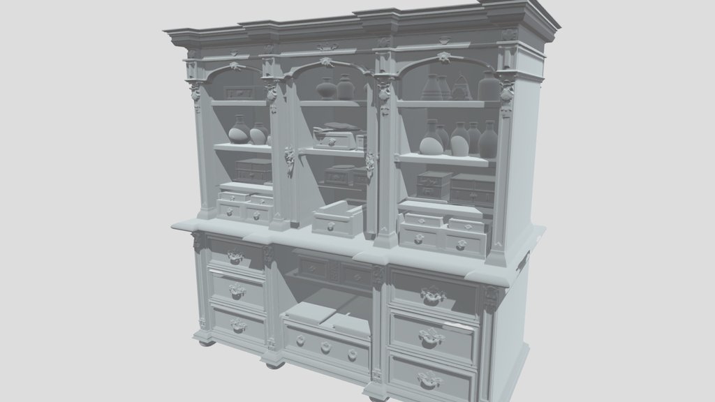 Antique Apothecary Cabinet