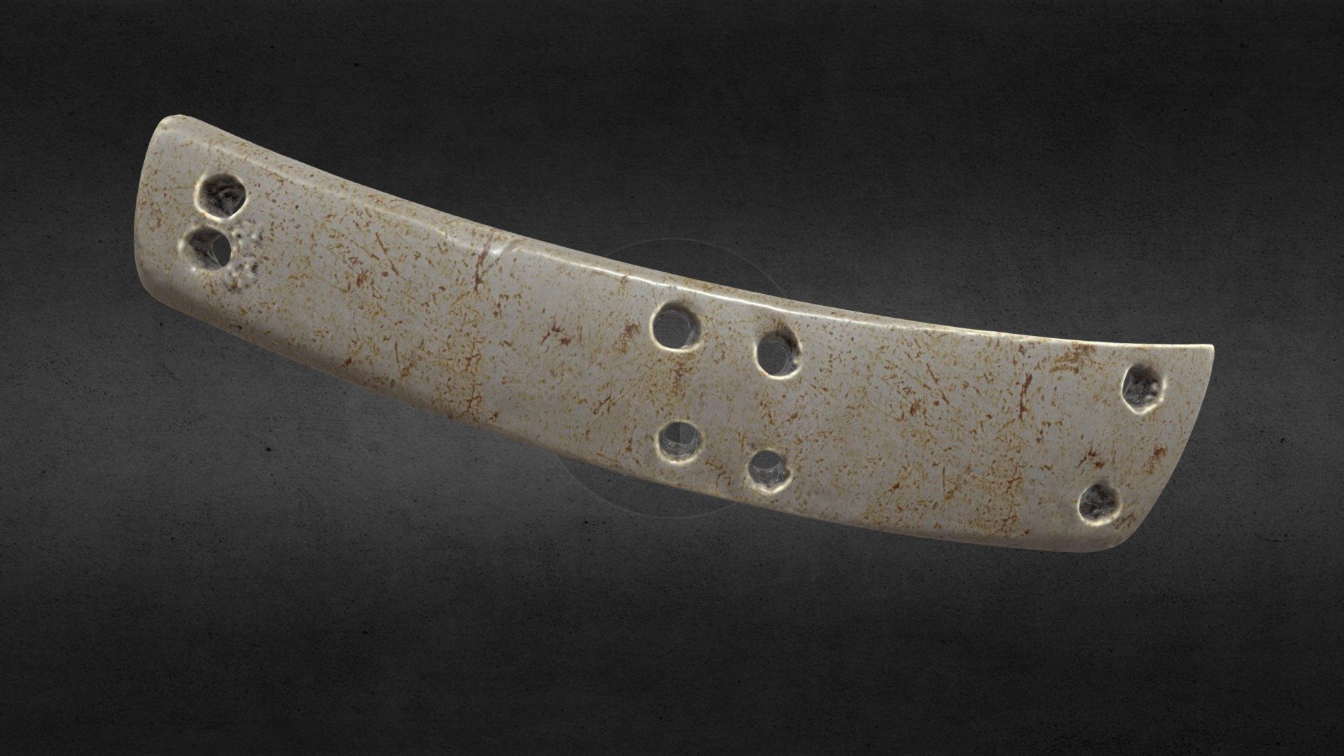 Fragment of plate armor (№15)