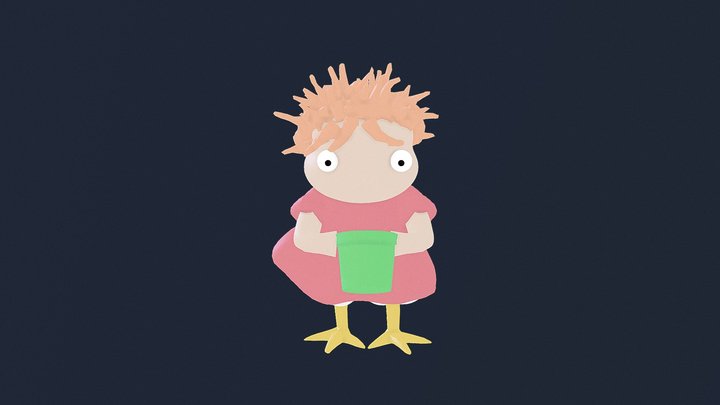 Ponyo unfinished 3D Model