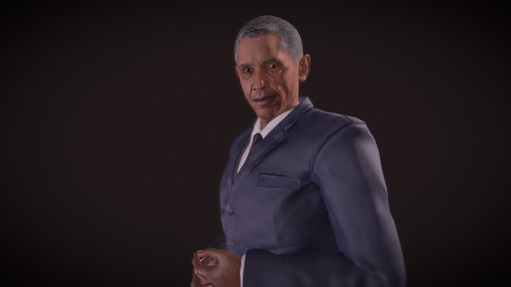 This is not BARACK OBAMA (by PhiBix) 3D Model