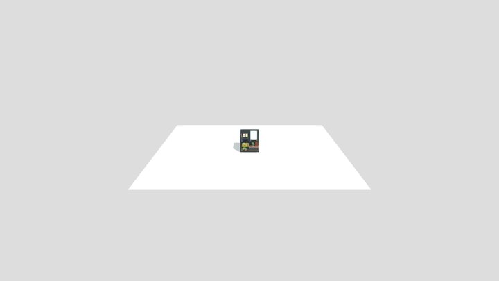 Isometric 3D Room Model 3D Model
