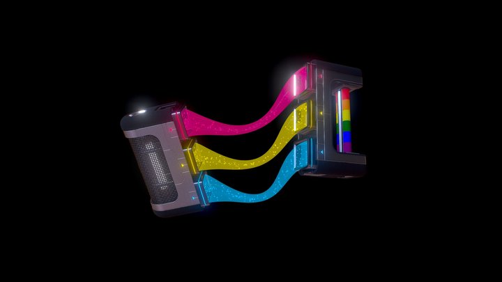 [Pride 2020] Pansexual Pride Goo Gadget 3D Model