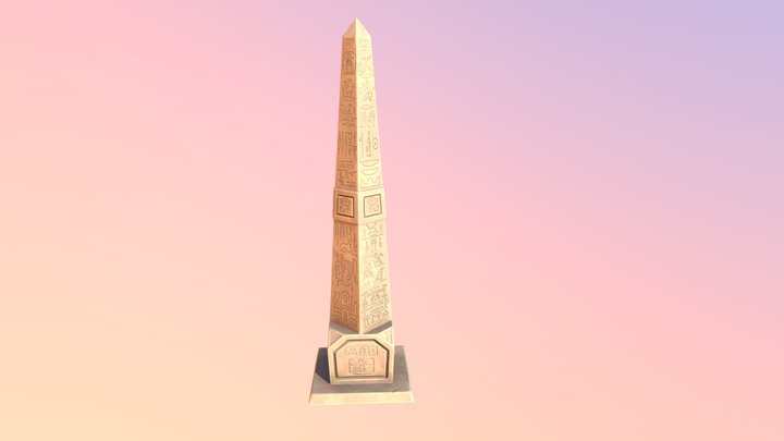 Obelisk 3D Model