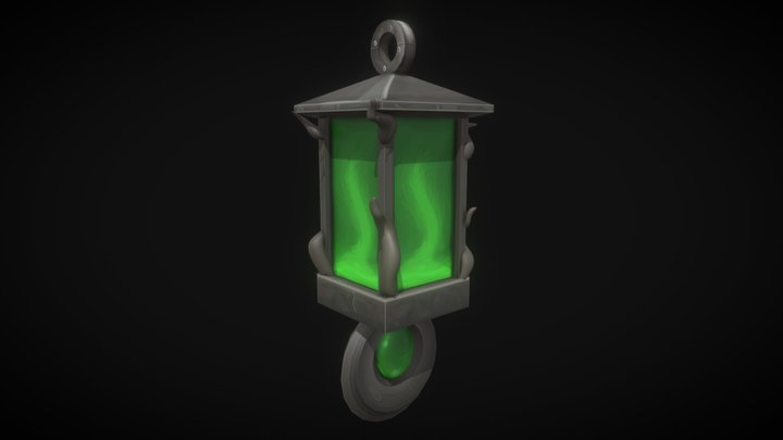 Stylised Lantern 3D Model