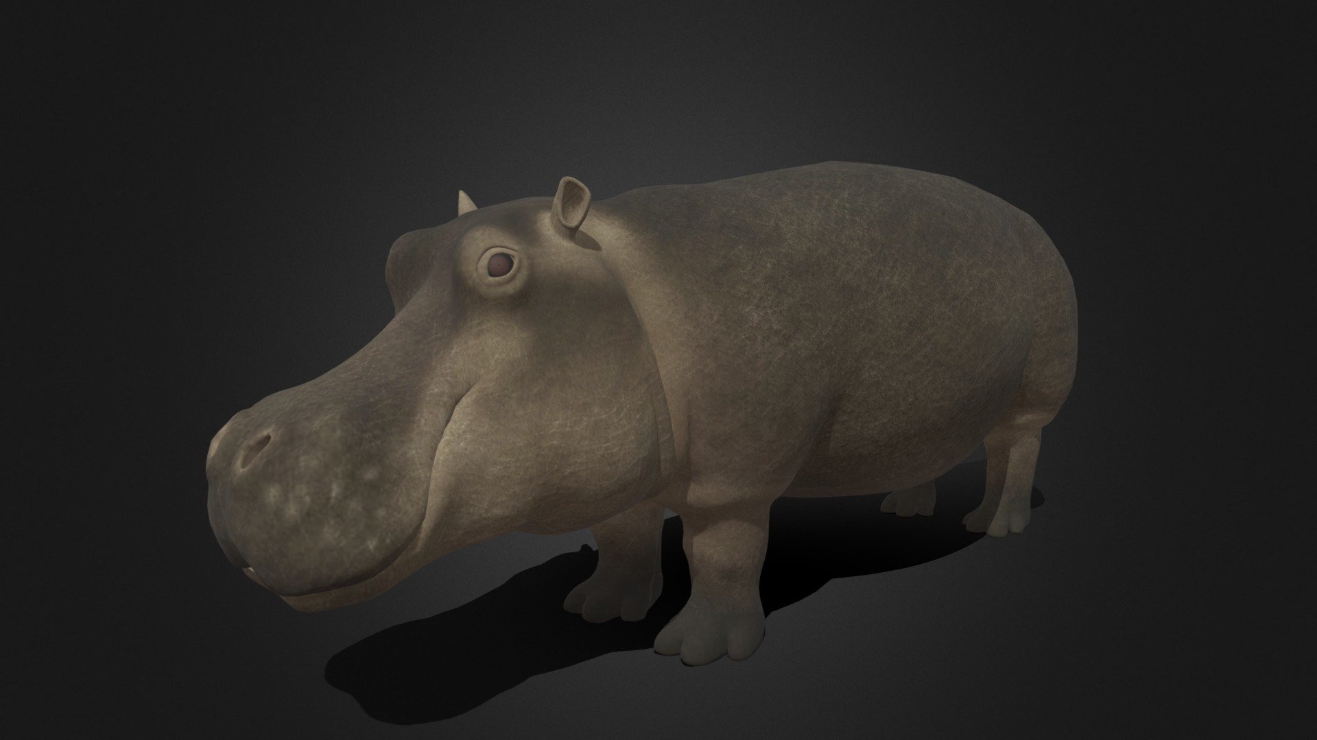 Hippopotamus Rigged Buy Royalty Free 3d Model By Owltic [70e4a61