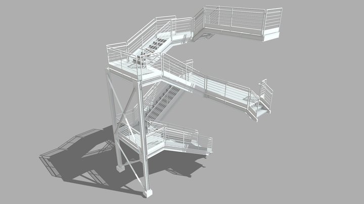 Escadas Heineken Passos - MG. 3D Model