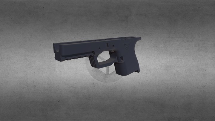 AP1 Handgun Frame 3D Model