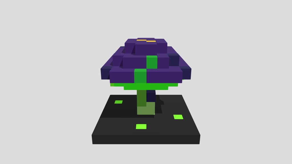 Toxic Mushroom - Voxel 32x32