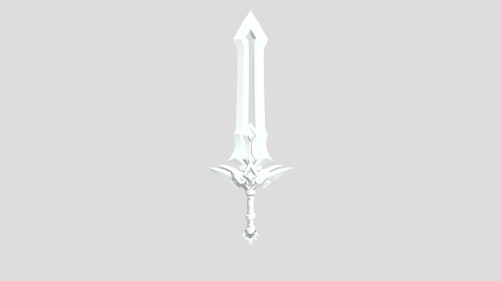 Stylized Sword 3D Model