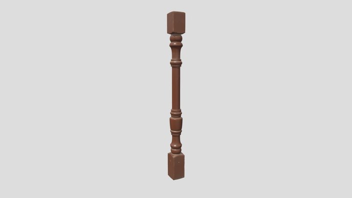Railing post for stairs – Kostenloses 3D-Modell STL
