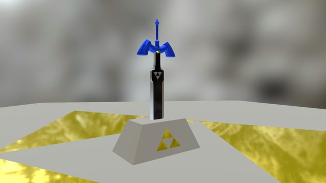 Ocarina of Time - Master Sword 3D Model